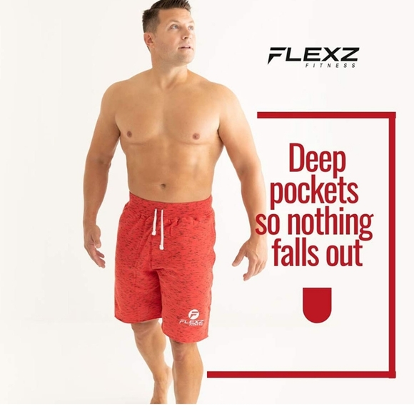 Flexz Fitness Men's Gym Short - Picture 3 of 3